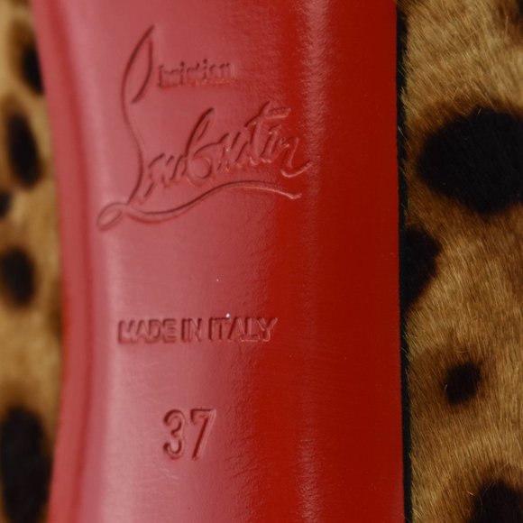 CHRISTIAN LOUBOUTIN: Booties Leopard Pony "FiFi" Platform Ankle Boots - Picture 7 of 9